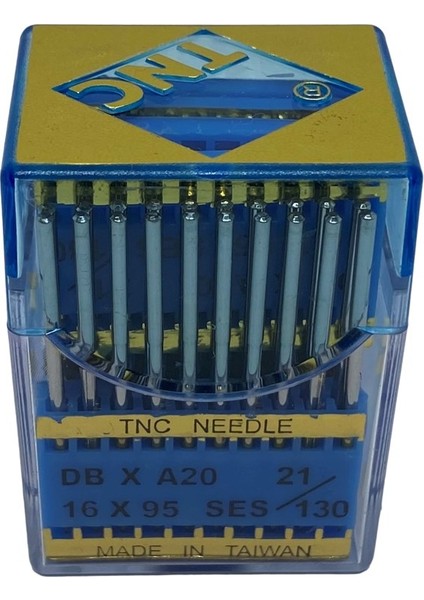 Düz Makine Ince Dip Yanmaz Dikiş Iğnesi / DBXA20 (Dbx1) Ses Pvd 21/130 100ADET