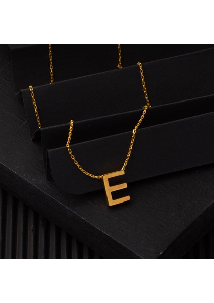 22 Ayar E Harfi Altın Kolye fırsatları
