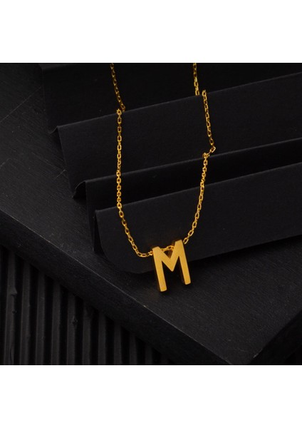 22 Ayar M Harfi Altın Kolye fırsatları