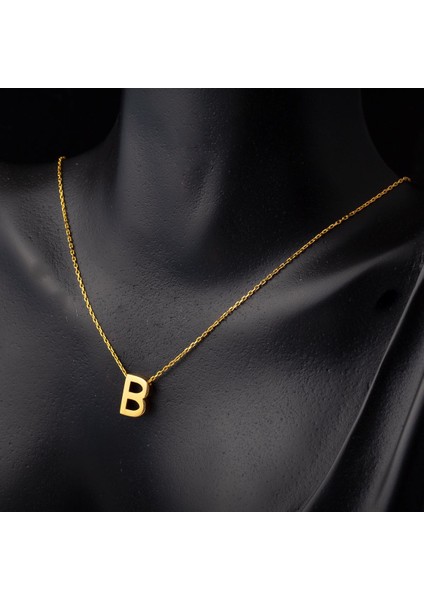 22 Ayar B Harfi Altın Kolye fiyatları