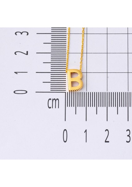 22 Ayar B Harfi Altın Kolye modelleri