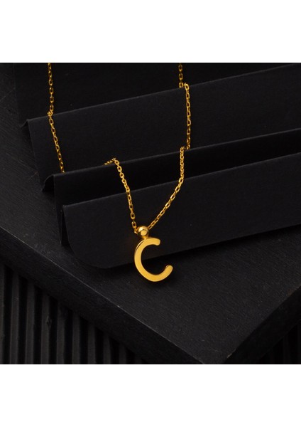 22 Ayar C Harfi Altın Kolye fırsatları