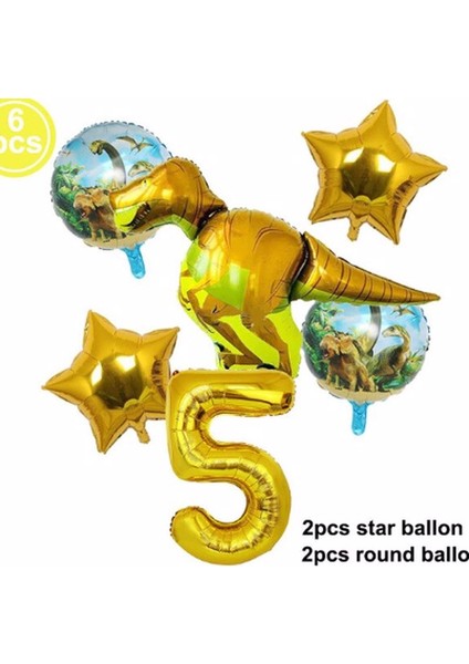 Dinazor Konsept Yaş Balon Konsept Doğum Günü Set Yaş Balon Set