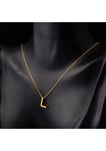 22 Ayar L Harfi Altın Kolye fiyatları