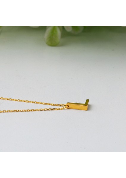 22 Ayar L Harfi Altın Kolye indirimleri