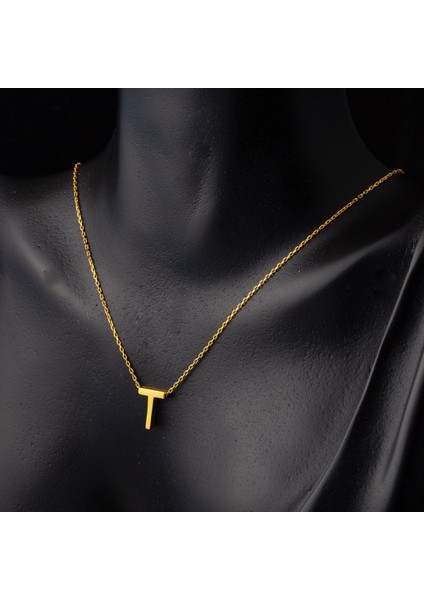 22 Ayar T Harfi Altın Kolye fiyatları