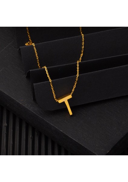 22 Ayar T Harfi Altın Kolye fırsatları