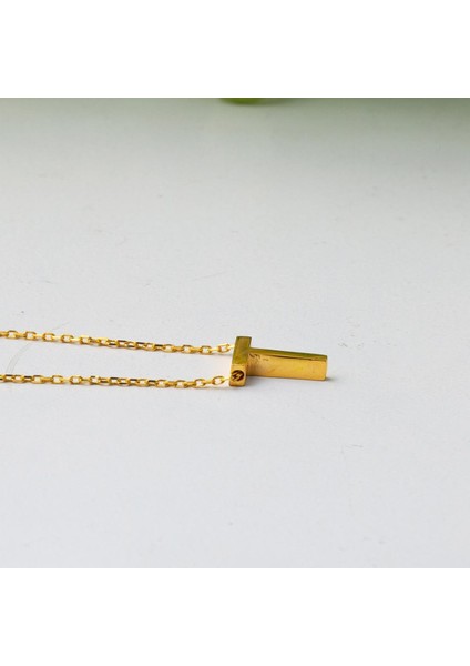 22 Ayar T Harfi Altın Kolye indirimleri