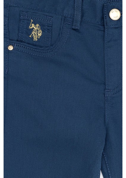 U.S. Polo Assn. Kız Çocuk İndigo Kanvas / Chino Pantolon 50256600-VR028