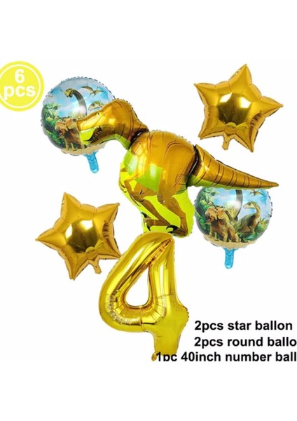 Dinazor Konsept Yaş Balon Konsept Doğum Günü Set Yaş Balon Set