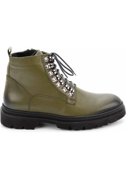 Yeşil Leather Erkek Bot & Bootie E02587508003 fiyatları