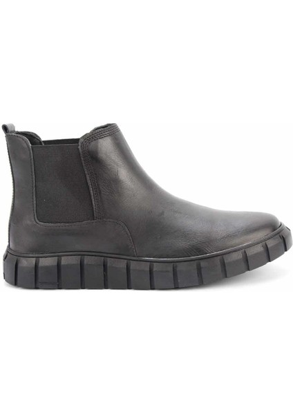 Siyah Leather Erkek Bot & Bootie E02951621003 fiyatları