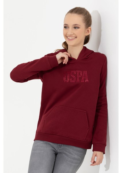 Kadın Vişne Sweatshirt 50256249-VR223