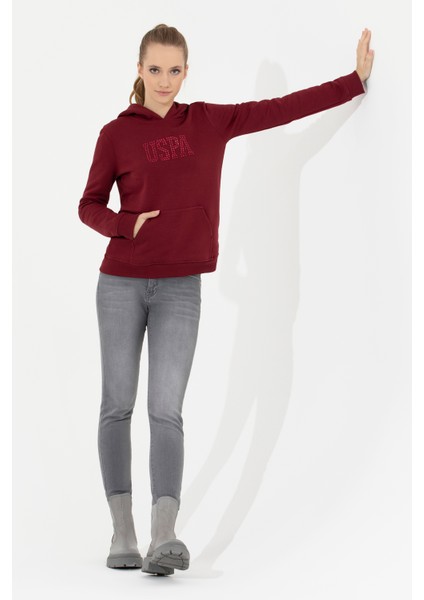 Kadın Vişne Sweatshirt 50256249-VR223 fiyatları