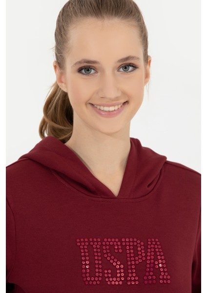 Kadın Vişne Sweatshirt 50256249-VR223 fırsatları