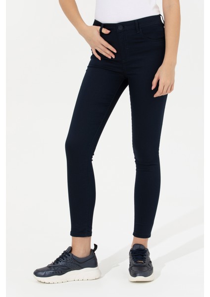Kadın Lacivert Kanvas - Chino Pantolon 50261329-VR033 fiyatları
