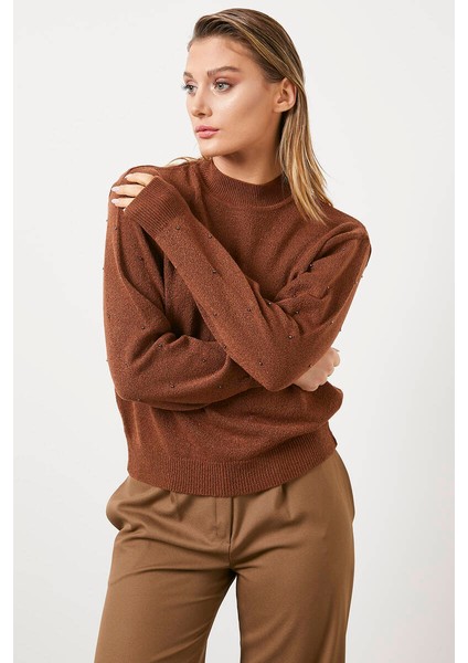 Y Balıkçı Kolları Incili Kazak - Taba fırsatları