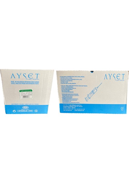 10 ml 0.80*38MM Enjektör Yeşil 21G * 1 1/2 150 Adet