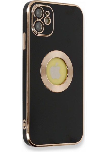 Apple iPhone 12 Kılıf Store Silikon Kapak + Kablo Koruyucu