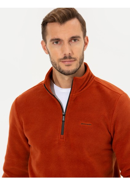 Pierre Cardin Erkek Kahverengi Regular Fit Sweatshirt 50262815-VR182