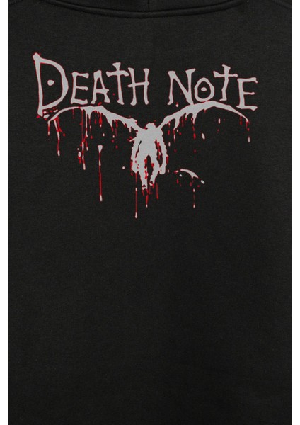 Death Note Oyun Ölüm Notu Ön ve Arka Baskılı Sweatshirt Unisex Kapüşonlu Hoodie fiyatları
