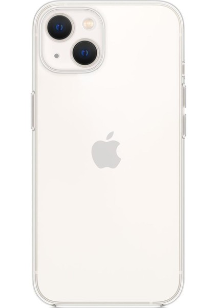 Iphone 13 Uyumlu Silikonlu Şeffaf Telefon Kılıfı