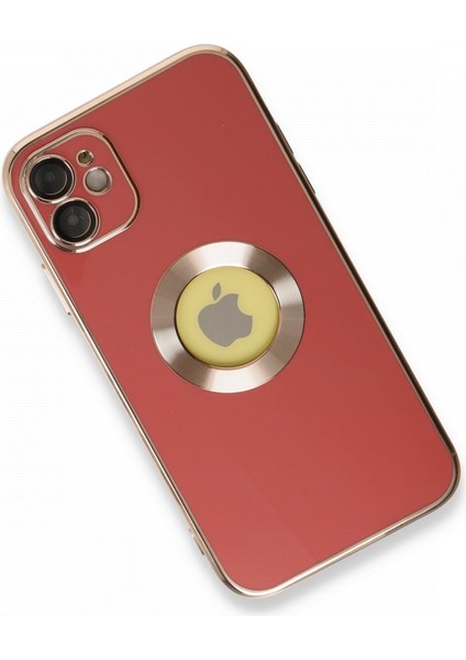 Apple iPhone 12 Kılıf Store Silikon Kapak + Kablo Koruyucu