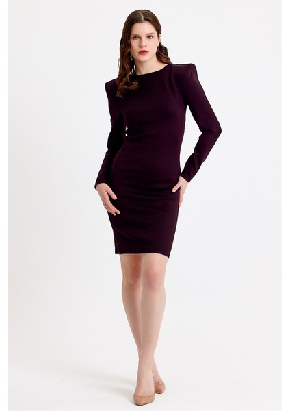 Vatkalı Siyah Bodycon Mini Elbise fiyatları