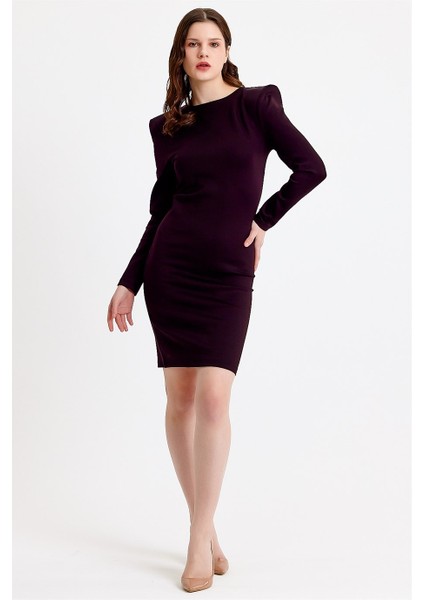 Vatkalı Siyah Bodycon Mini Elbise indirimleri