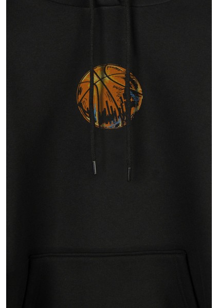 Baller Basketball Basketbol Nba Basketçi Üçlük Ön ve Arka Baskılı Sweatshirt Unisex Kapüşonlu Hoodie modelleri