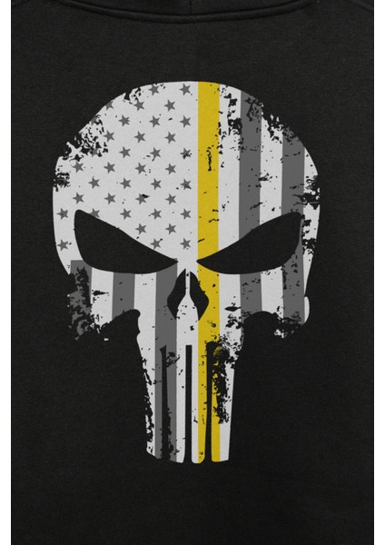 The Crazy Punisher Cezalandırıcı Frank Castle Ön ve Arka Baskılı Sweatshirt Unisex Kapüşonlu Hoodie fiyatları