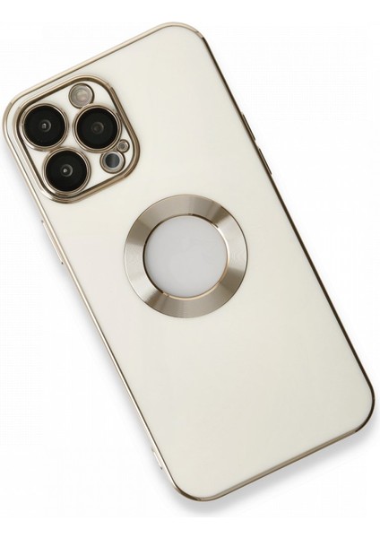 Apple iPhone 13 Pro Max Kılıf Store Silikon Kapak + Kablo Koruyucu
