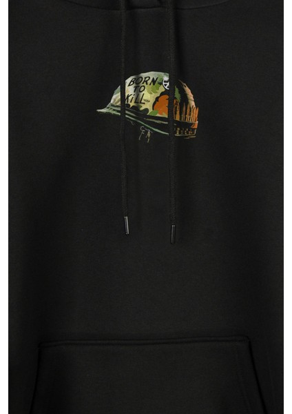 Full Metal Jacket Stanley Kubricks New Fma Ön ve Arka Baskılı Sweatshirt Unisex Kapüşonlu Hoodie