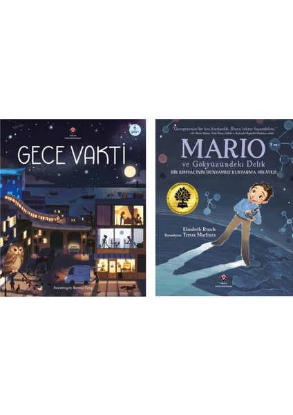 Gece Vakti - Mario ve Gökyüzündeki Delik - 2 Kitap Set
