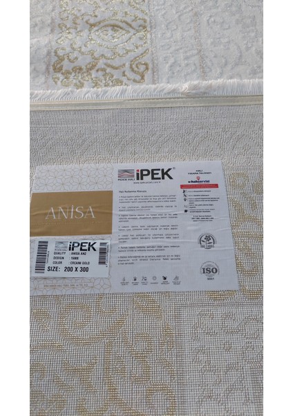 Ipek Halı Anisa 15900 200X300(6M2) Akrilik(Yün) Halı