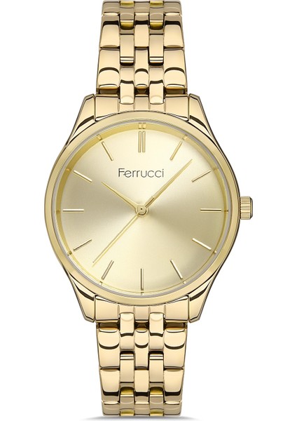Ferruccı Süper Metal Kadın Kol Saati