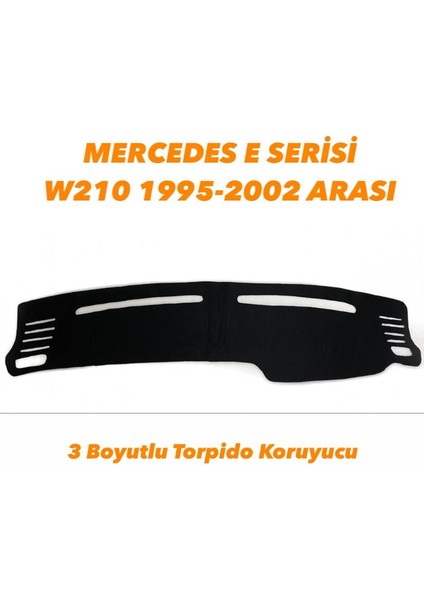 Mercedes E Serisi W210 1995-2002 Arası 3 Boyutlu Vip Deri Torpido Örtüsü