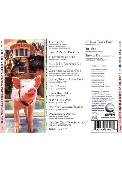 Various – Babe: Pig In The City (Music From And Inspired By The Motion Picture) CD