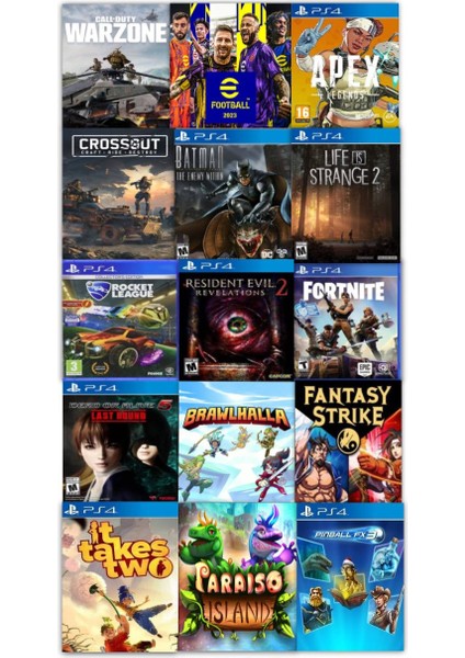 Ps4 500GB + 2 Kol + 14 Dijital Oyun