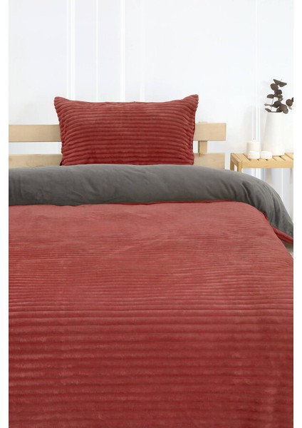 Sutra Merinos Eternity Fitilli 4’lü Çift Kişilik Kadife Nevresim Seti