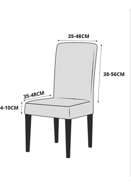 Ipek Kadife Sandalye Kılıfı,sandalye Örtüsü, Lastıkli, Standart 1 Adet modelleri
