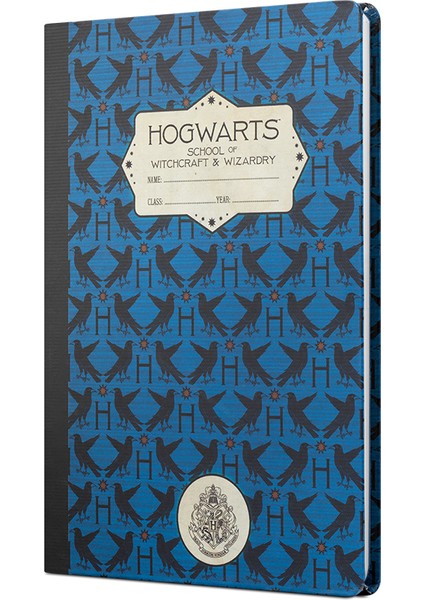 Harry Potter Hogwarts Ravenclaw Sert Kapak Butik Defter Lacivert