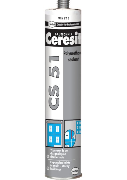 Cs 51 Fc Pu Mastik Beyaz 280 ml 2'li Paket