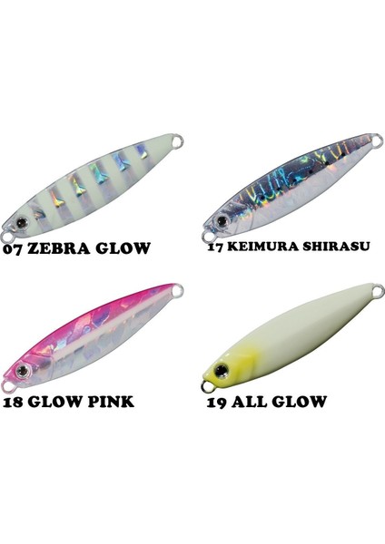 Major Craft Jigpara Micro 1.5gr Jpm-1.5 Jig Yemi 19 All Glow