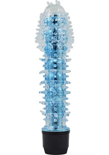 Kiss Shop Titreşimli Renkli Fantazi Jelly Tırtıklı Vibratör