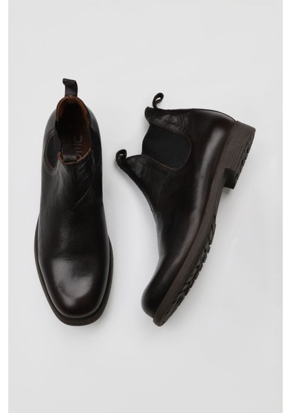 Kahverengi Npl Deri 01 MV10500 Erk Bot