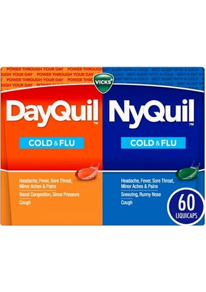 Dayquil Nyquil 60 Tablets