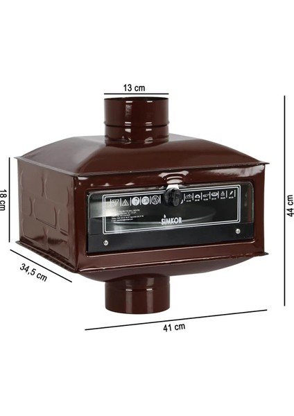 Pratik Soba Üstü Boru Fırın