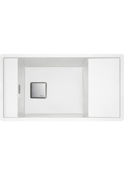 Fresno Fsg 611 Fragranite Polar White (Beyaz) Tezgah Üstü Eviye - 114.0656.035