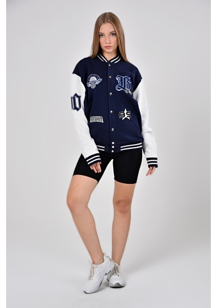 Unisex Oversize Owners Club Bomber Kolej Ceket fiyatları